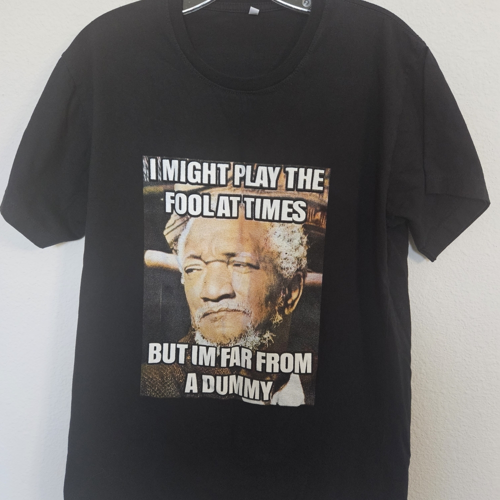 Fred Sanford Graphic Tshirt In Black Size Large. Street Wear